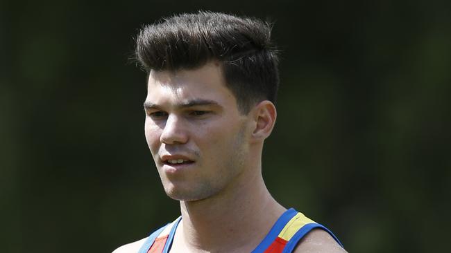 Gold Coast Suns player Jaeger O'Meara during a preseason training session. Picture: Jerad Williams