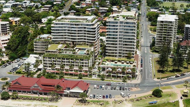 Artist impression of KTQ's Kirra Point precinct development.