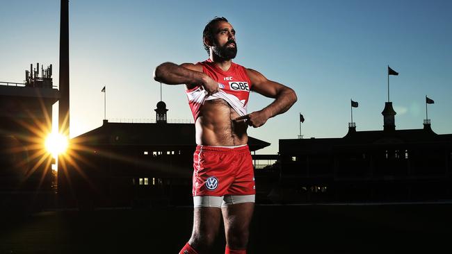 A confronting documentary about Adam Goodes will be donated to schools. Picture: Phil Hillyard