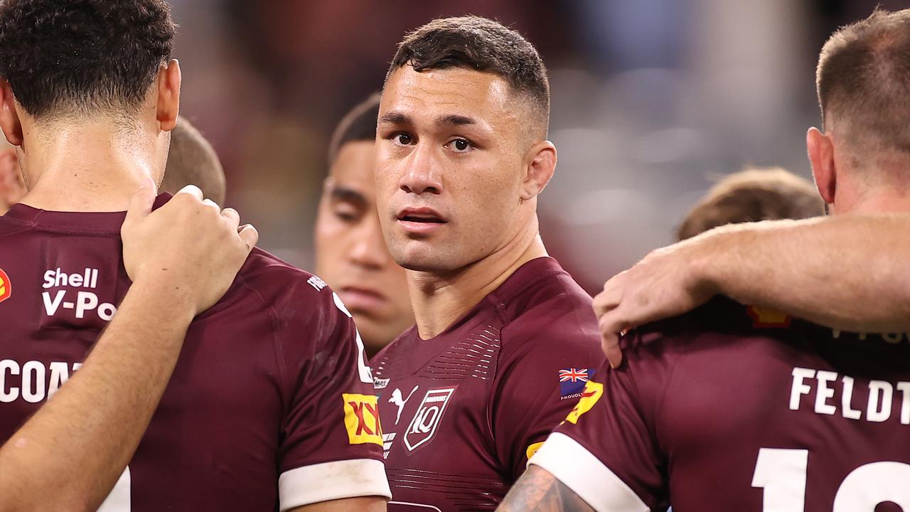 Wayne Bennett has dumped Maroons backrower Jayden Su’a to the reserves. Picture: Getty Images