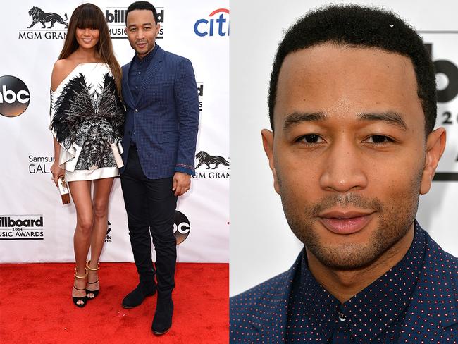 John Legend and Christine Teigen arrive at the 2014 Billboard Music Awards is Las Vegas. Pictures: Getty