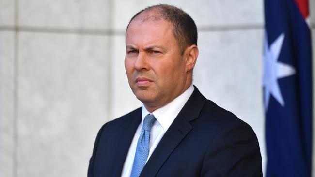 Treasurer Josh Frydenberg and the banking sector struck a deal to help tide businesses over. Picture: AAP