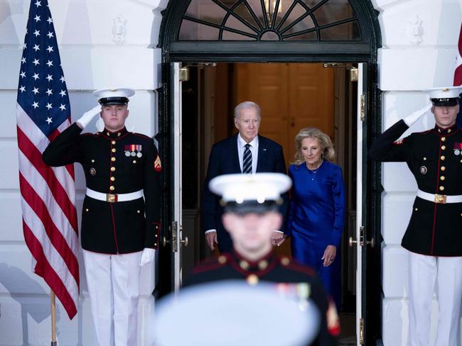 US President Joe Biden and First Lady Jill Biden. Picture: AFP