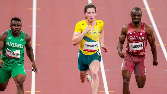 Rohan Browning at the Tokyo Olympics. Picture: Yannick Verhoeven/BSR Agency/Getty Images