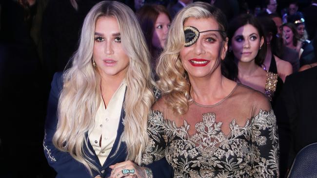 Kesha has always written songs with her mother Pebe Sebert. Picture: Christopher Polk/Getty Images.