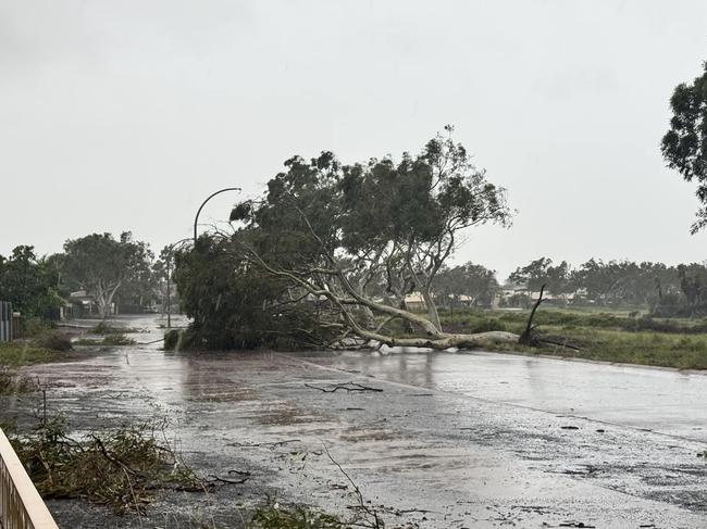 Cyclone Zelia has relented to a category three system, though residents on WA’s north coast aren’t out of the woods yet. Picture: Facebook