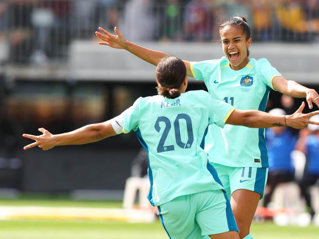 Matildas Win 8-0 Over Philippines In Olympic Qualifier Match At Sell ...