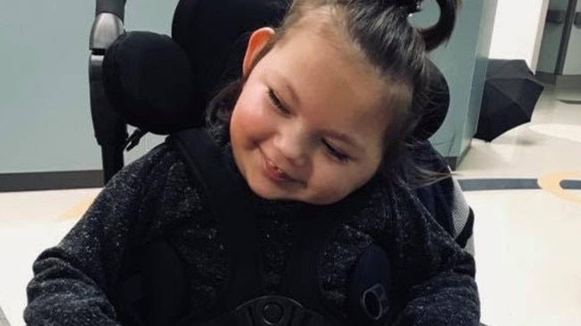 Six-year-old Kareena Agnihotri was all smiles when the club handed over keys to their new car. Mother Kate Agnihotri said her daughter loves car rides. Picture: supplied