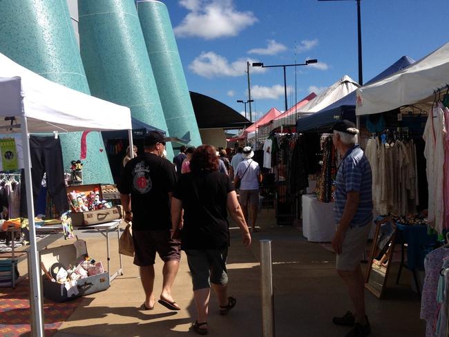 All the action at the Lennox Community Market.