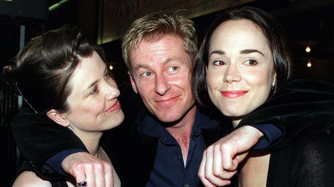 O’Connor with Thank God He Met Lizzie costar Richard Roxburgh.