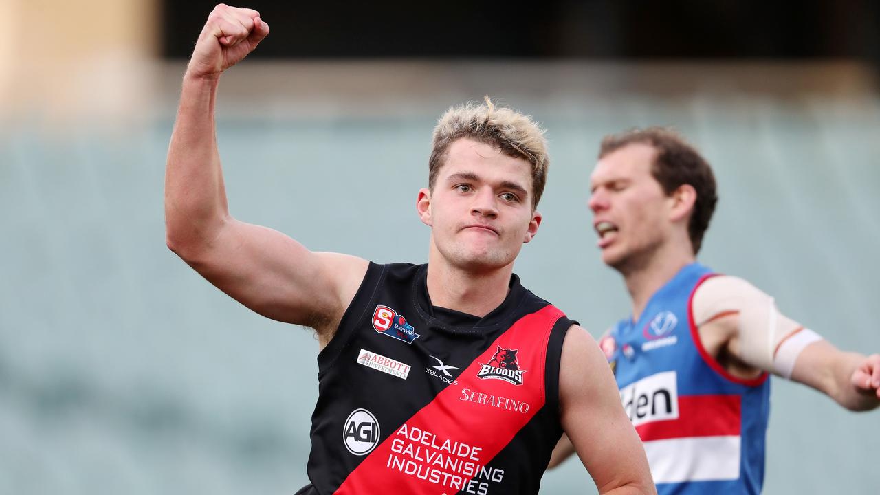 West Adelaide’s Sam May in action. Picture: Sarah Reed