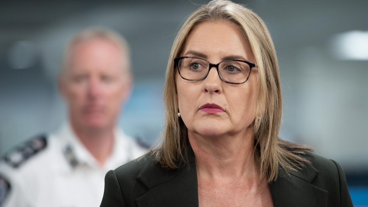 Premier Jacinta Allan, speaks at the State Control Centre, Melbourne on Wednesday. PICTURE: NCA Newswire / Nicki Connolly