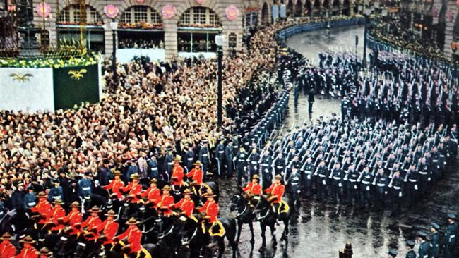 The coronation of Elizabeth II. Picture: Universal History Archive/Universal Images Group via Getty Images