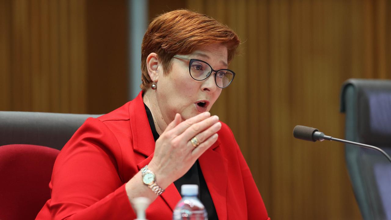 Foreign Minister Marise Payne denied Australia had acted passively. Picture: NCA NewsWire / Gary Ramage