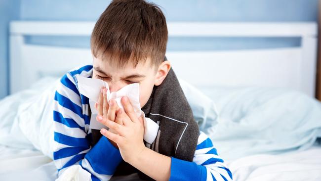 Kids are sharing lots of germs this winter season.