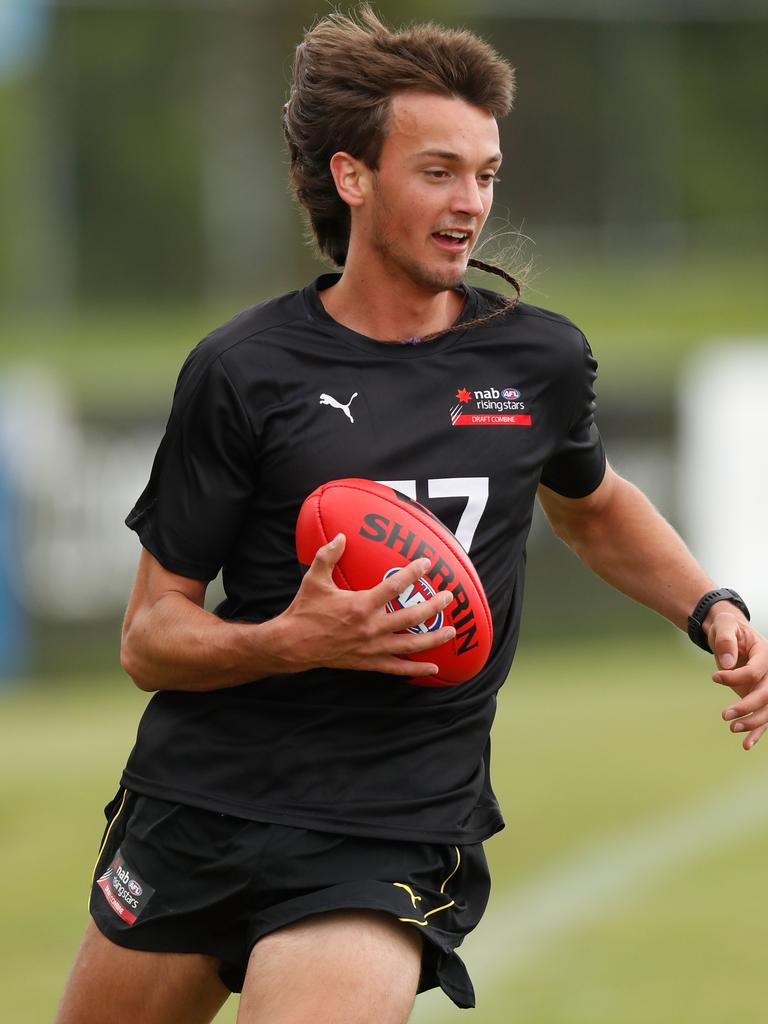 The Crows swooped on Luke Nankervis in the pre-season draft. Picture: Michael Willson/AFL Photos