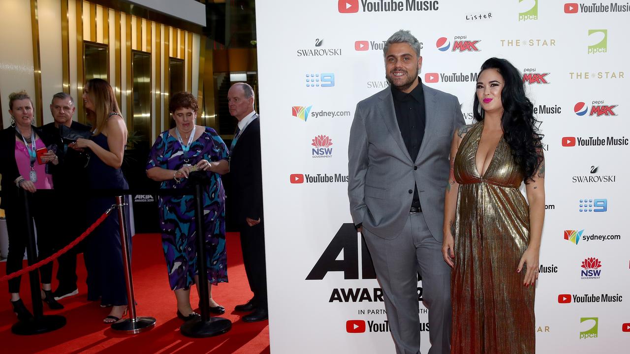 Dan Sultan and partner Bronnie Jane Lee. Picture: Toby Zerna