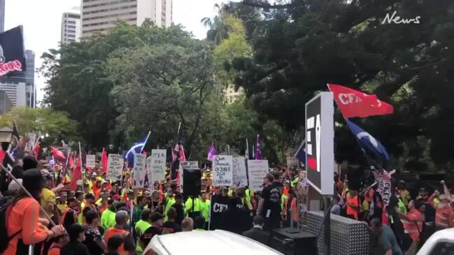 CFMEU Brisbane protest calls to fix ‘dangerously outdated’ workplace safety system