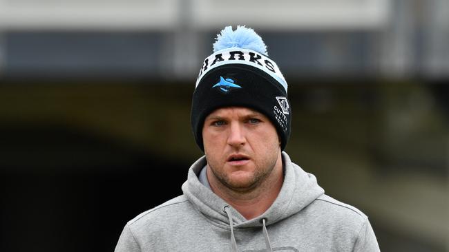 Chad Townsend has ruled out an early exit from Cronulla, and will play out the 2021 season. Picture: AAP.