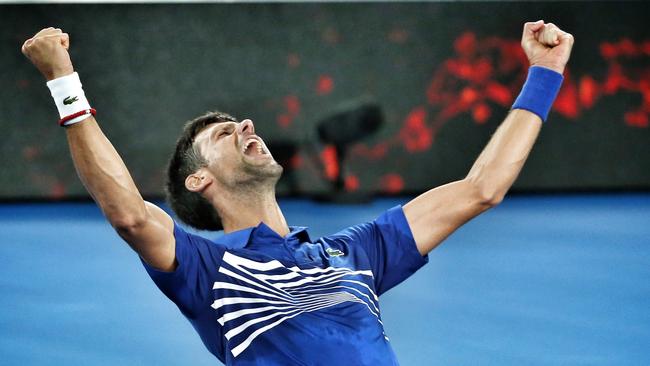 KING OF MELBOURNE PARK – Novak Djokovic’s seven Australian Open titles are unparalleled. Picture: Michael Klein