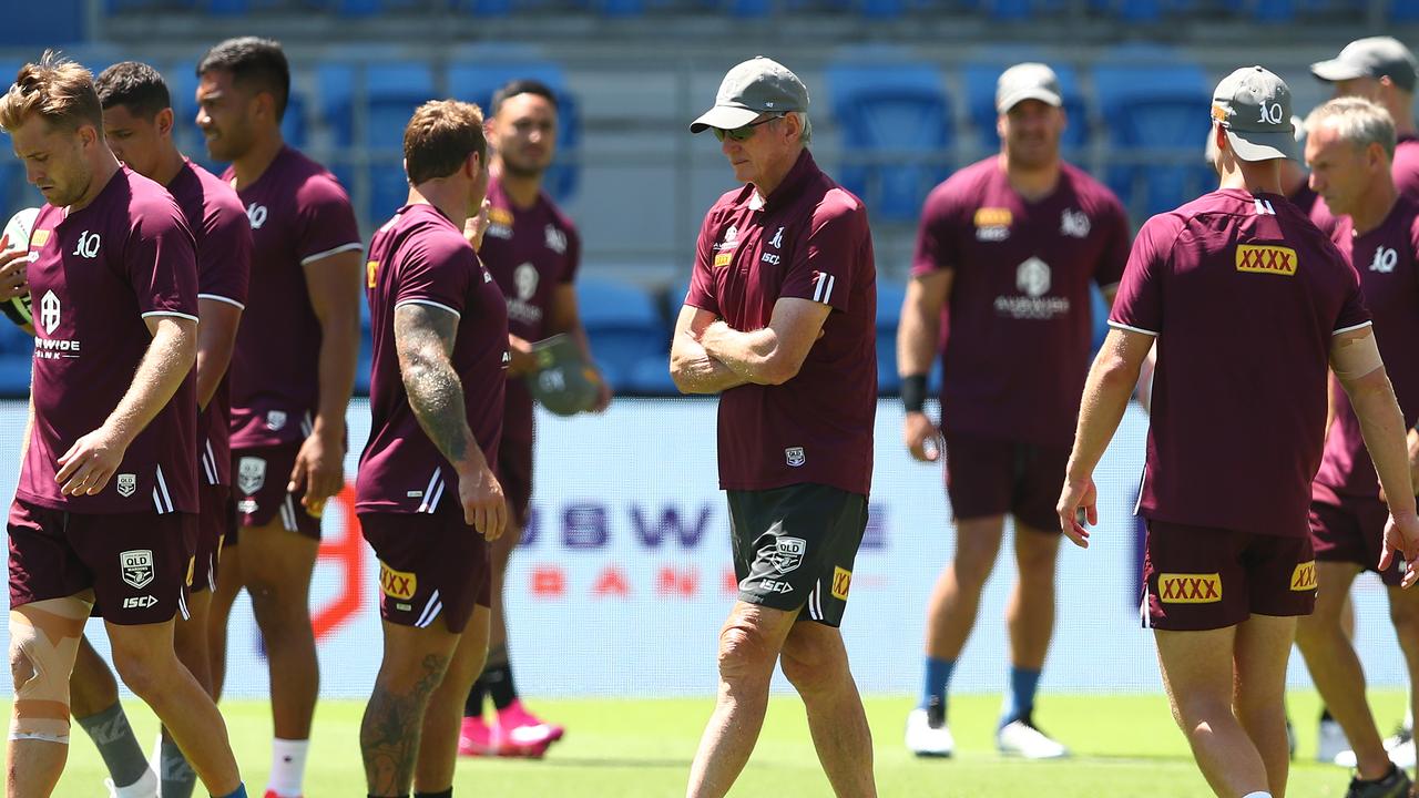 Wayne Bennett has departed as coach of the Maroons.