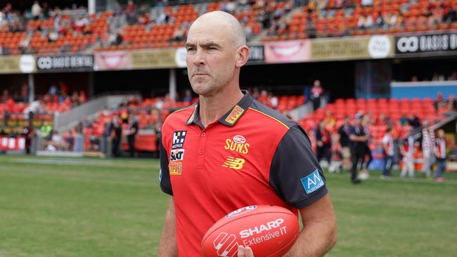 Gold Coast Suns interim coach Steven King has been linked to the Richmond job. Picture: Russell Freeman/AFL Photos via Getty Images