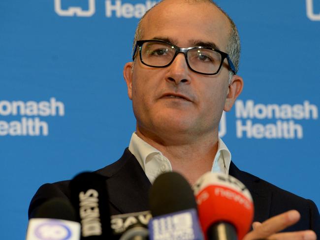 Acting Premier James Merlino said the state government had asked the commonwealth to divert AstraZeneca vaccines en route to Victoria over the next fortnight to be sent to GPs instead. Picture: NCA NewsWire/Andrew Henshaw