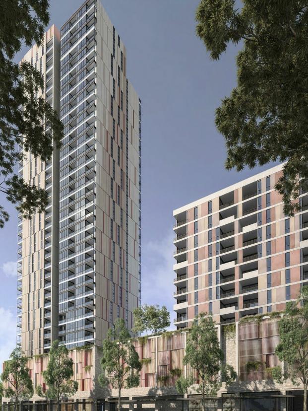 An artist's impression of TOGA's revised development application for Penway Place. Picture: Supplied