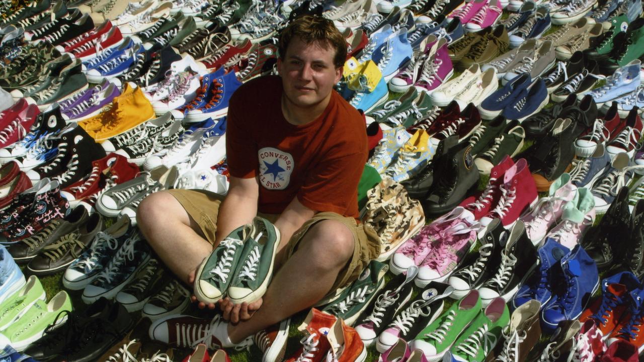 The Guinness World Record for the largest collection of Converse shoes belongs to American Joshua Mueller, who owned 1546 different pairs.