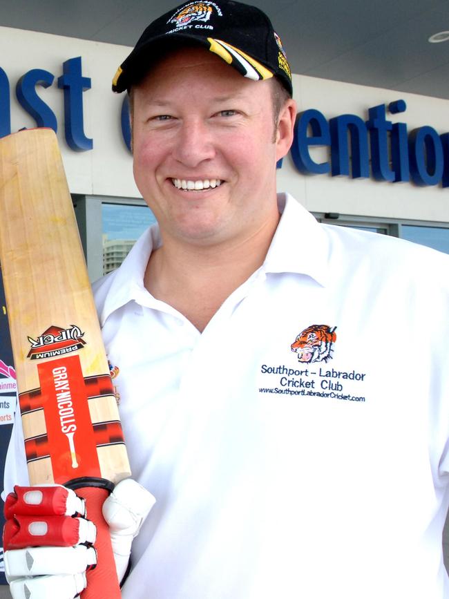 Cricket Gold Coast president Dean Johnson. 