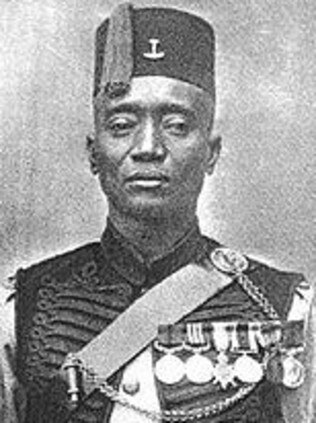 Brave ... Alhaji Grunshi fought through the war in Africa and was later promoted. Source: Wikipedia.