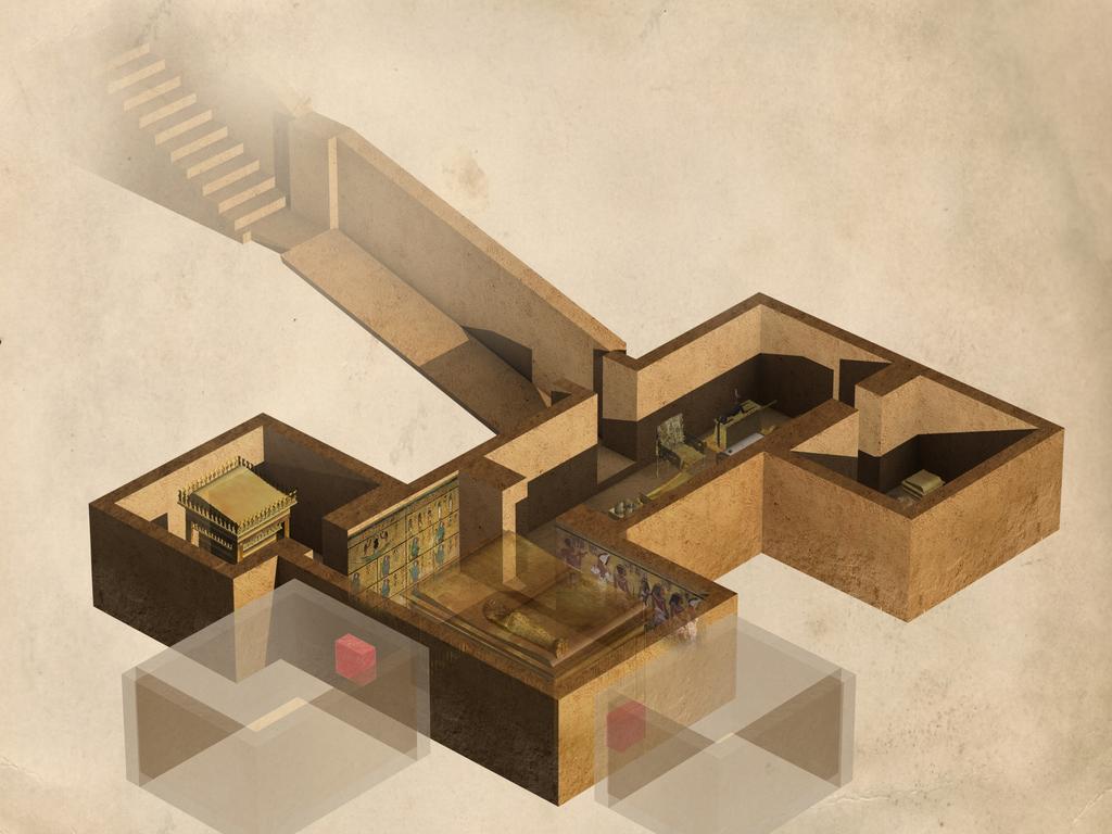 The locations of speculative chambers have been supported by infra-red and radar scans of Tut’s tomb.