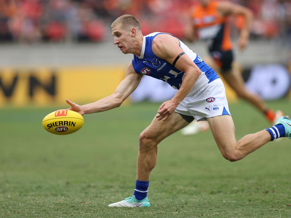 For the second-straight year, the Swans have seen a highly-rated first-round draft pick head to North Melbourne. Picture: Jason McCawley/AFL Photos/via Getty Images