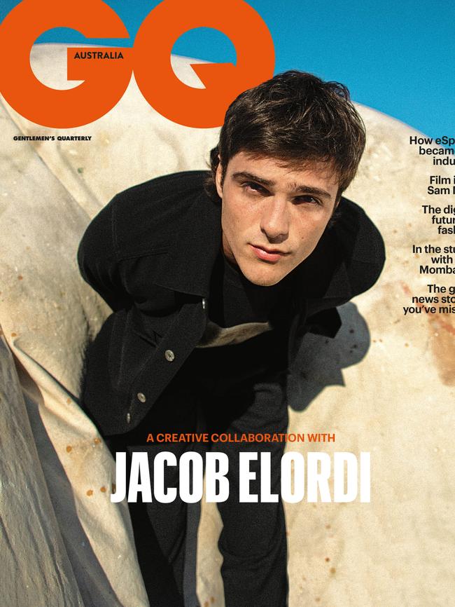 Australian actor Jacob Elordi self-shot this picture in Brisbane during isolation. Picture: GQ Australia