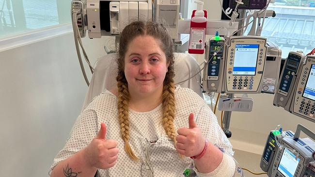 Tess Swift's battle with a rare parasite has seen her in and out of hospitals frequently over the last ten years. Picture: Supplied.