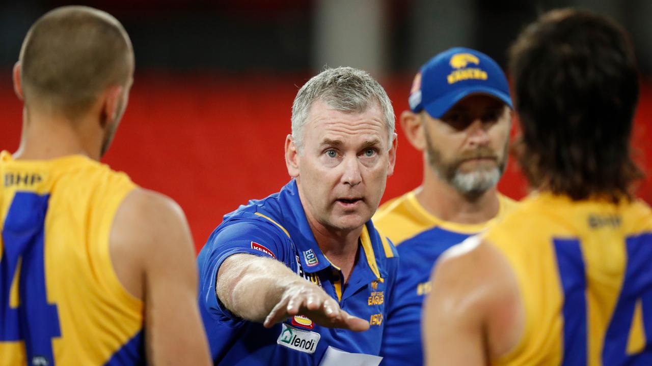 Adam Simpson has struggled to get the best out of his group since their 2018 premiership. Picture: Getty Images