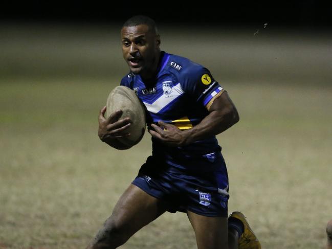 Isaac Petrus spots an opening in the defence. Picture Warren Gannon Photography