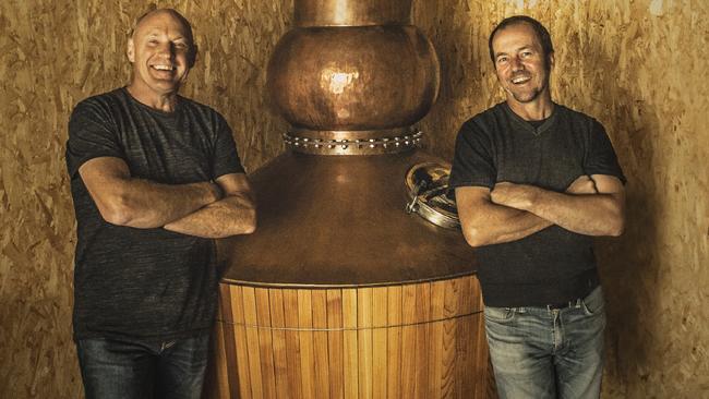 5Nines Distillery founders David Pearse and Steven Griguol.