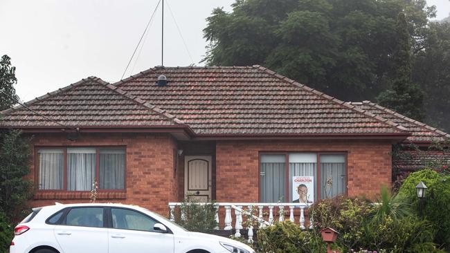 Labor candidate Andrew Charlton’s house at North Parramatta is being used as a campaign office.