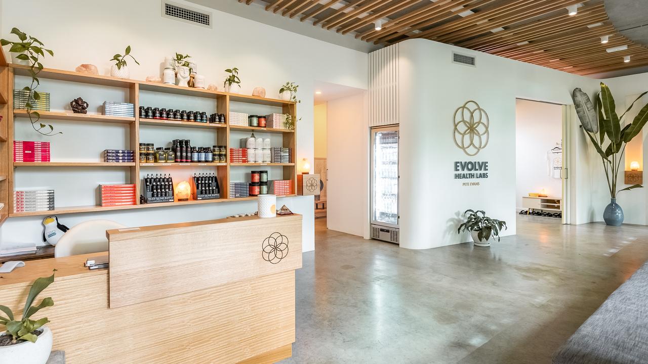 Pete Evans is selling his 'health lab' business less than a year after it opened in Byron Bay. Picture: Raine and Horne