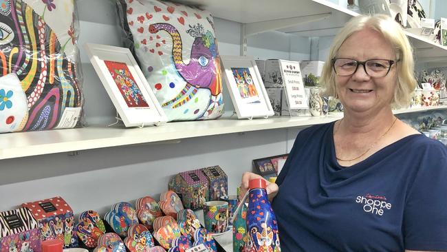 SHOPPE ONE: Owner Janice Palmer said Shoppe One is thrilled to welcome talented Northern Rivers artist Donna Sharam on December 19, where she will sign her popular designs which adorn Maxwell &amp; Williams chinaware. Photo: Alison Paterson