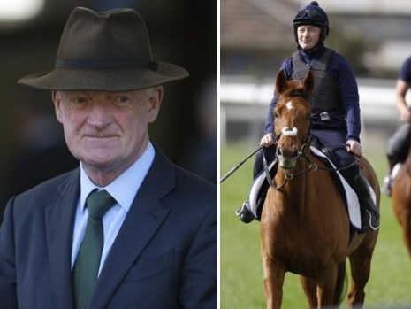 Irish trainer Willie Mullins and Vauban.