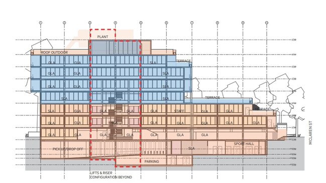 A concept plan of the new Inspired Education school.