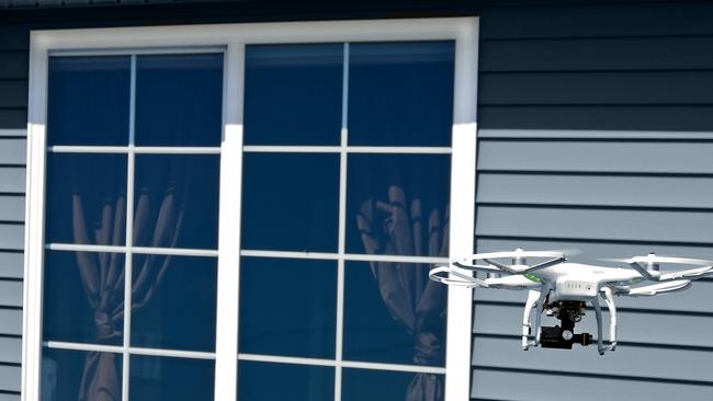 A South Burnett man got the fright of his life this week when he was about to step into his shower and spotted a drone hovering outside his bathroom window.