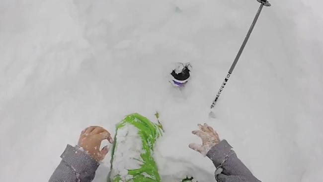 Australian skiers survive incredible avalanche in the Swiss Alps