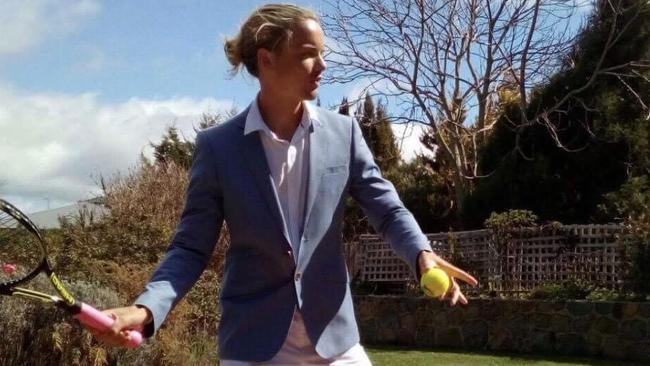 Budding tennis coach Corey Rapson was killed in a crash in Windsor in 2018. Photo: Supplied