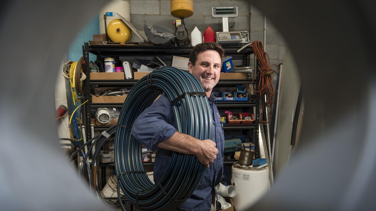 Brendan Coonan Plumbing and Gas is named as the best plumber in Toowoomba in an online poll of The Chronicle readers. Picture: Kevin Farmer