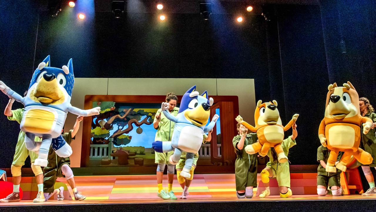 Bluey's Big Play The Stage Show opened at QPAC on Tuesday. Picture: Richard Walker