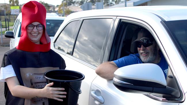 At MacKillop Catholic College in Warnervale, Year 12 students participated in a Charity Day in their final week to raise funds for charity. Picture: Supplied