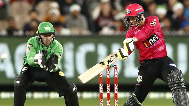 Josh Philippe on his way to 99 not out at the MCG. Picture: Darrian Traynor/Getty Images